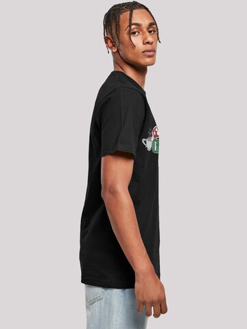 T-Shirt 'Central Perk Sketch' F4NT4STIC en noir