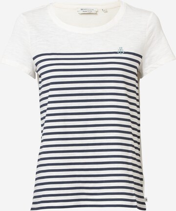 T-shirt TOM TAILOR DENIM en blanc : devant