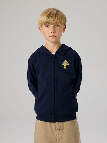 NAME IT - Sudadera con cremallera en azul