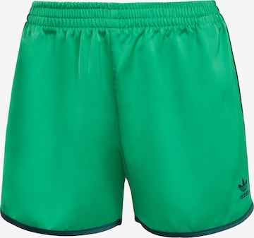 Pantalon 'Adicolor' ADIDAS ORIGINALS en vert : devant