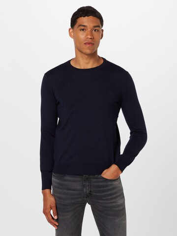 BOSS Black Sweater 'Botto' in Blue: front