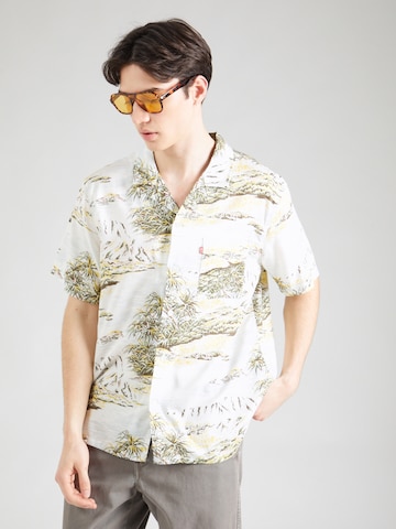 LEVI'S ® Comfort fit Button Up Shirt 'CUBANO PARROTS' in Grey: front