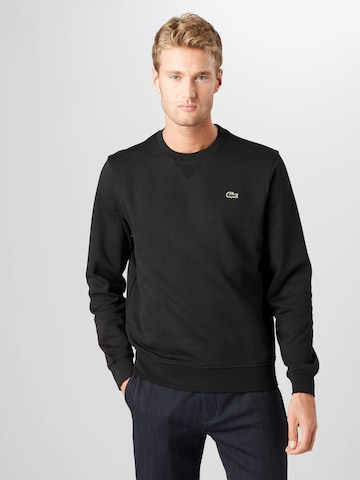 LACOSTE Sweatshirt in Zwart: voorkant