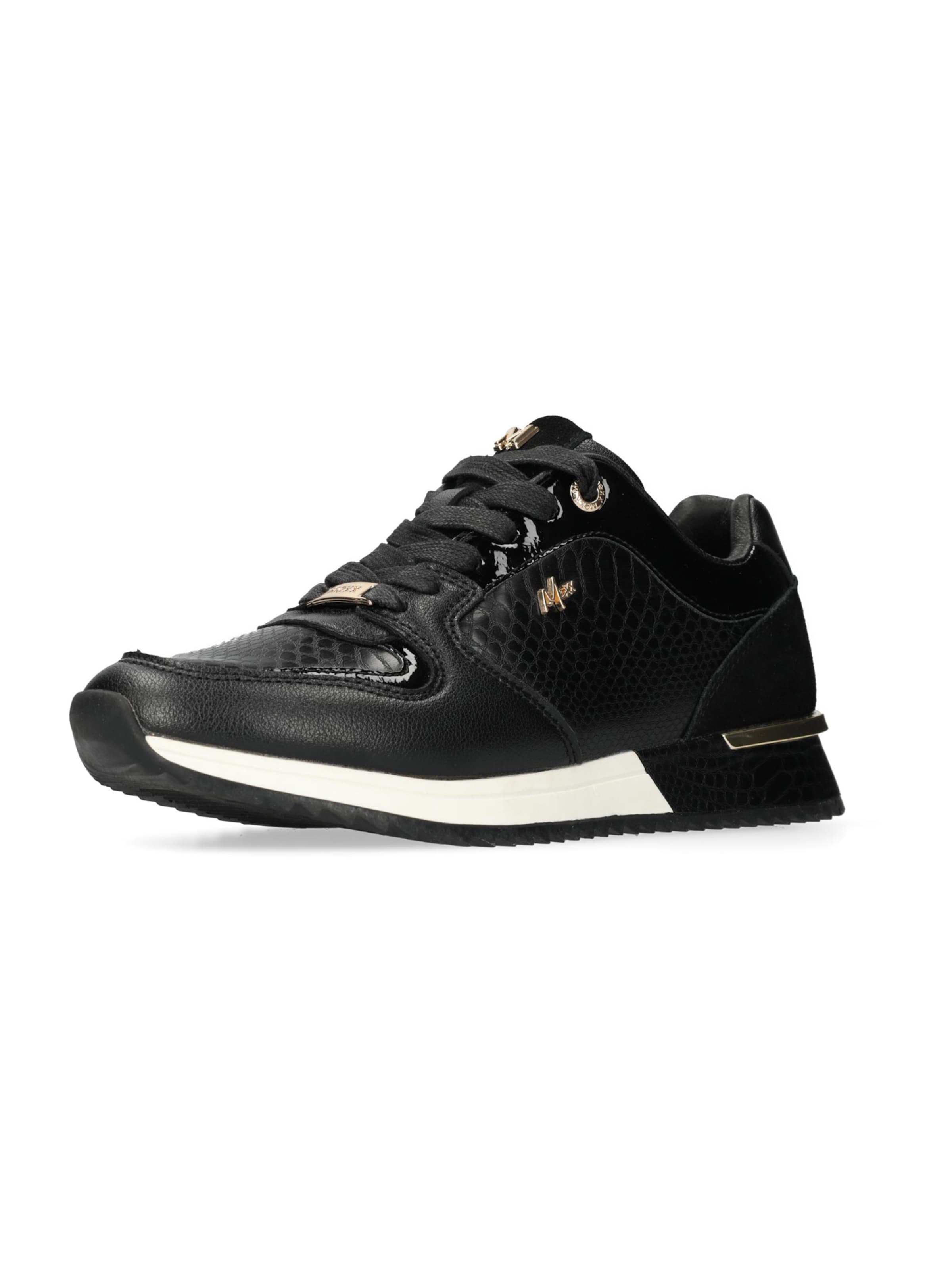 Sneaker bassa 'FLEUR ELLEN' di MEXX in nero: frontale