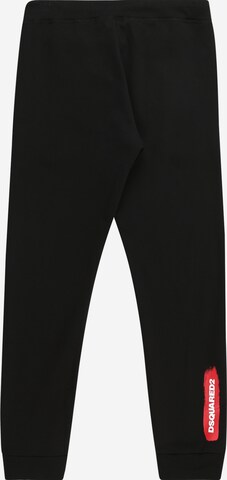 DSQUARED2 Tapered Broek in Zwart