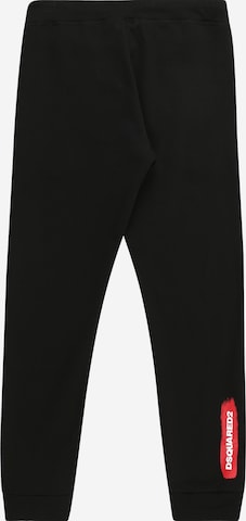 Effilé Pantalon DSQUARED2 en noir
