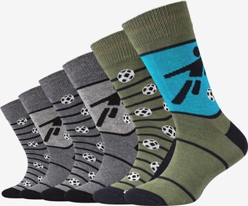 camano Socks in Grey: front