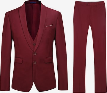 YOUTHUP Suit 'Schlicht' in Red: front