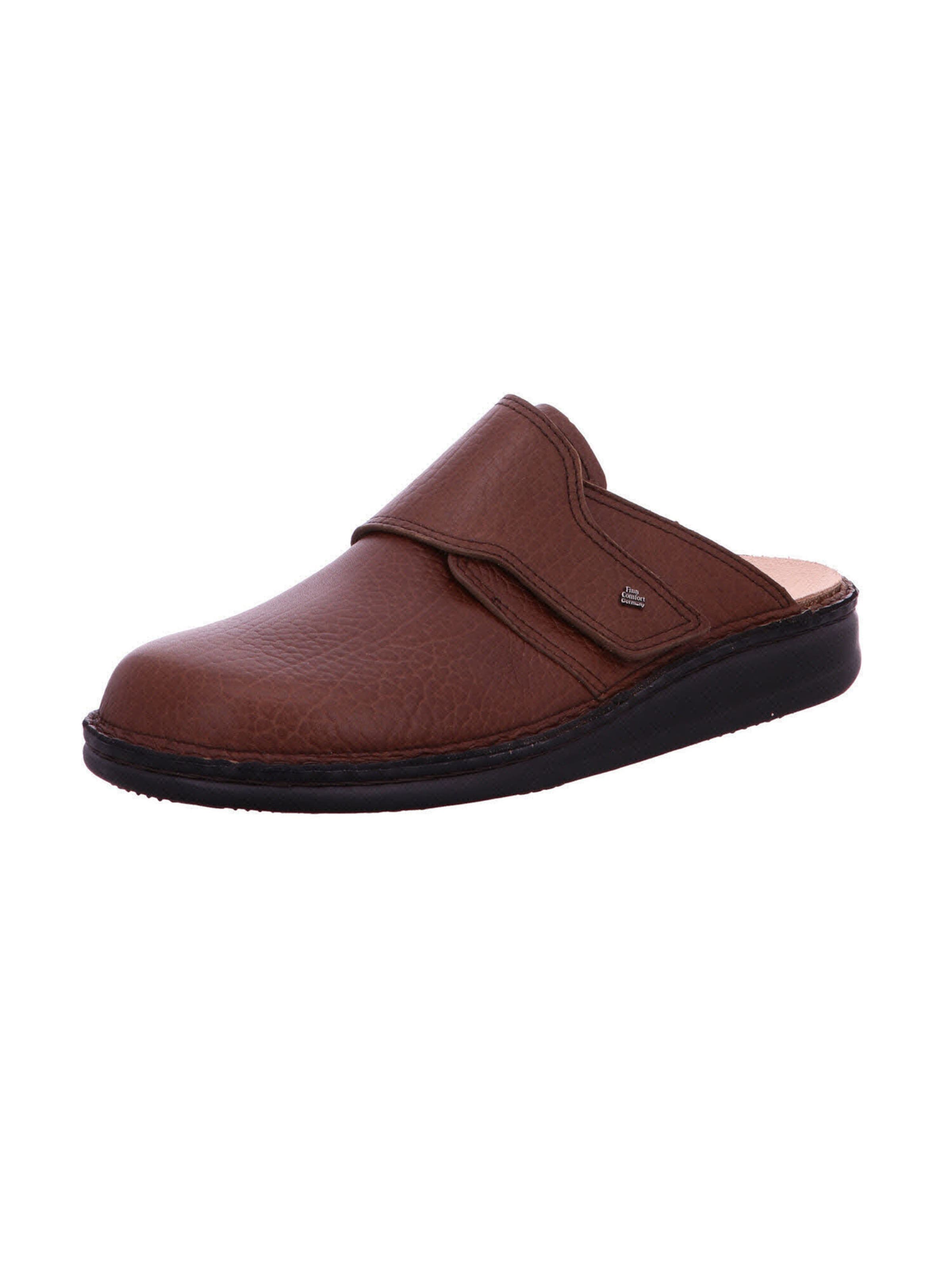 Finn Comfort Pantolette 'Amalfi' in Braun: Vorderseite