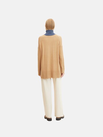 TOM TAILOR Pullover in Beige