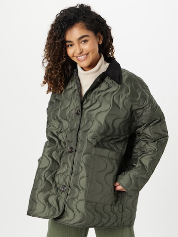 Veste mi-saison 'OLIVIA' Résumé en vert : devant