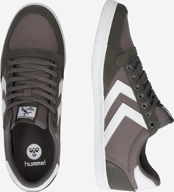 Sneaker înalt 'Slimmer Stadil' de la Hummel pe gri