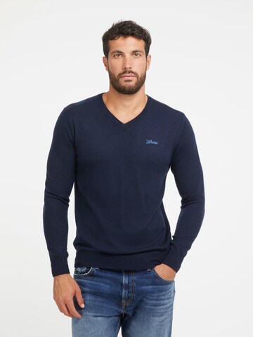 GUESS Pullover 'Vance' in Blau: Vorderseite