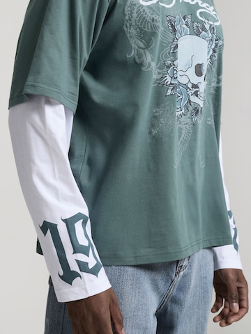 Ed Hardy - Camiseta '1971 Skull' en verde