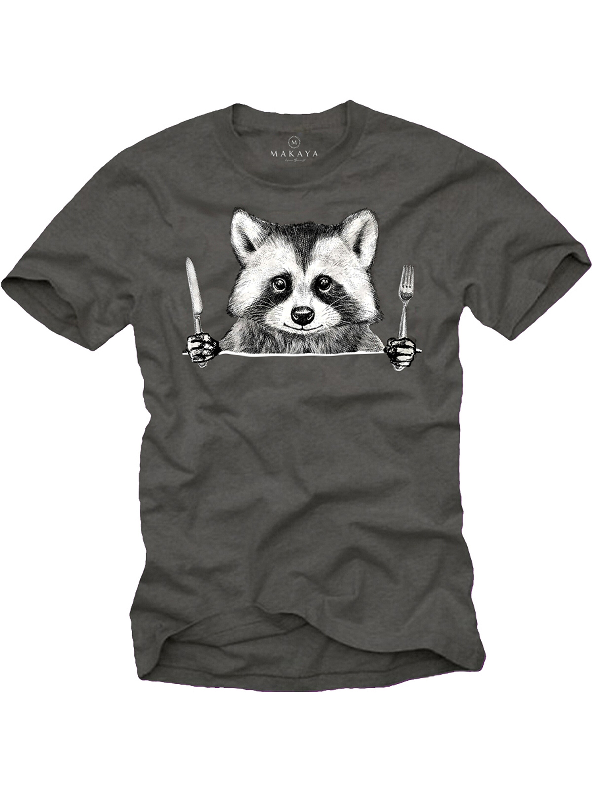 MAKAYA Shirt‌‌‌‌ in Grau: Vorderseite