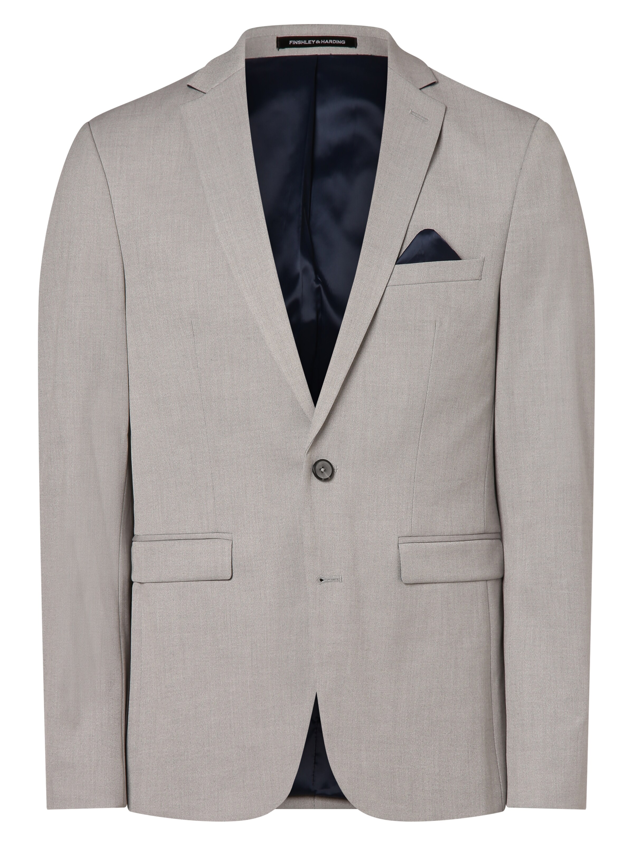 Finshley & Harding Slim Fit Sakko 'Oakland' in Grau: Vorderseite
