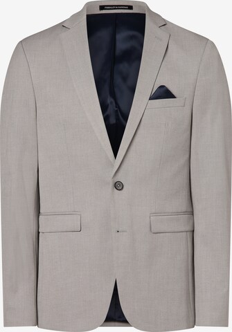 Finshley & Harding Slim fit Colbert 'Oakland' in Grijs: voorkant