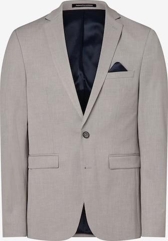 Coupe slim Veste de costume 'Oakland' Finshley & Harding en gris : devant