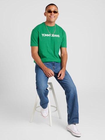 Tommy Jeans T-Shirt 'CLASSIC' in Grün