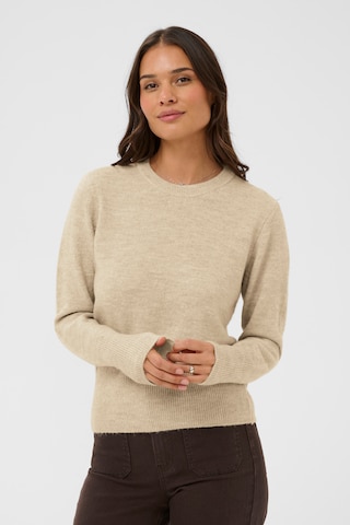 Kaffe Sweter w kolorze beżowy: przód