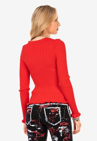 CIPO & BAXX Pullover in Rot