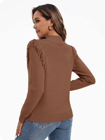 Imily Bela Pulóver - barna: hátul