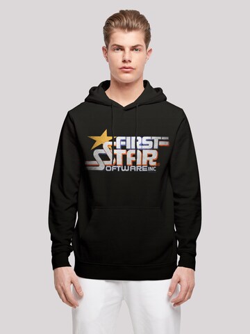 F4NT4STIC Sweatshirt 'SEVENSQUARED' in Zwart: voorkant