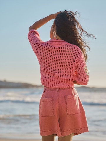 Regular Pantalon chino Next en rose