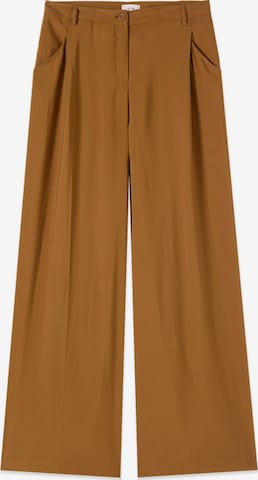 oltre - Ropa ancha Pantalón en marrón: frente