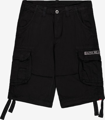 Pantaloni 'Jet' di ALPHA INDUSTRIES in nero: frontale