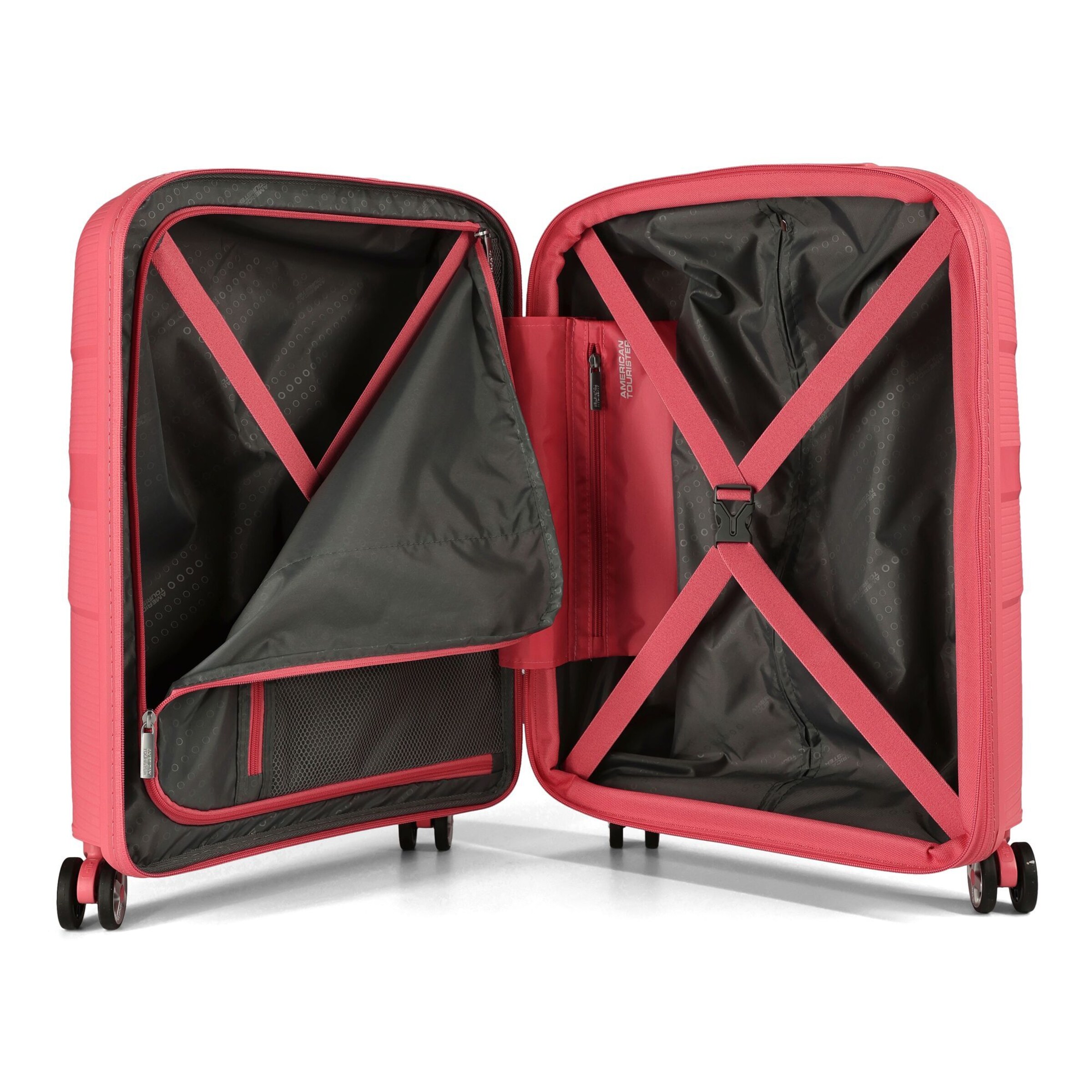 American Tourister Trolley 'Starvibe Spinner 55 EXP' in Orange