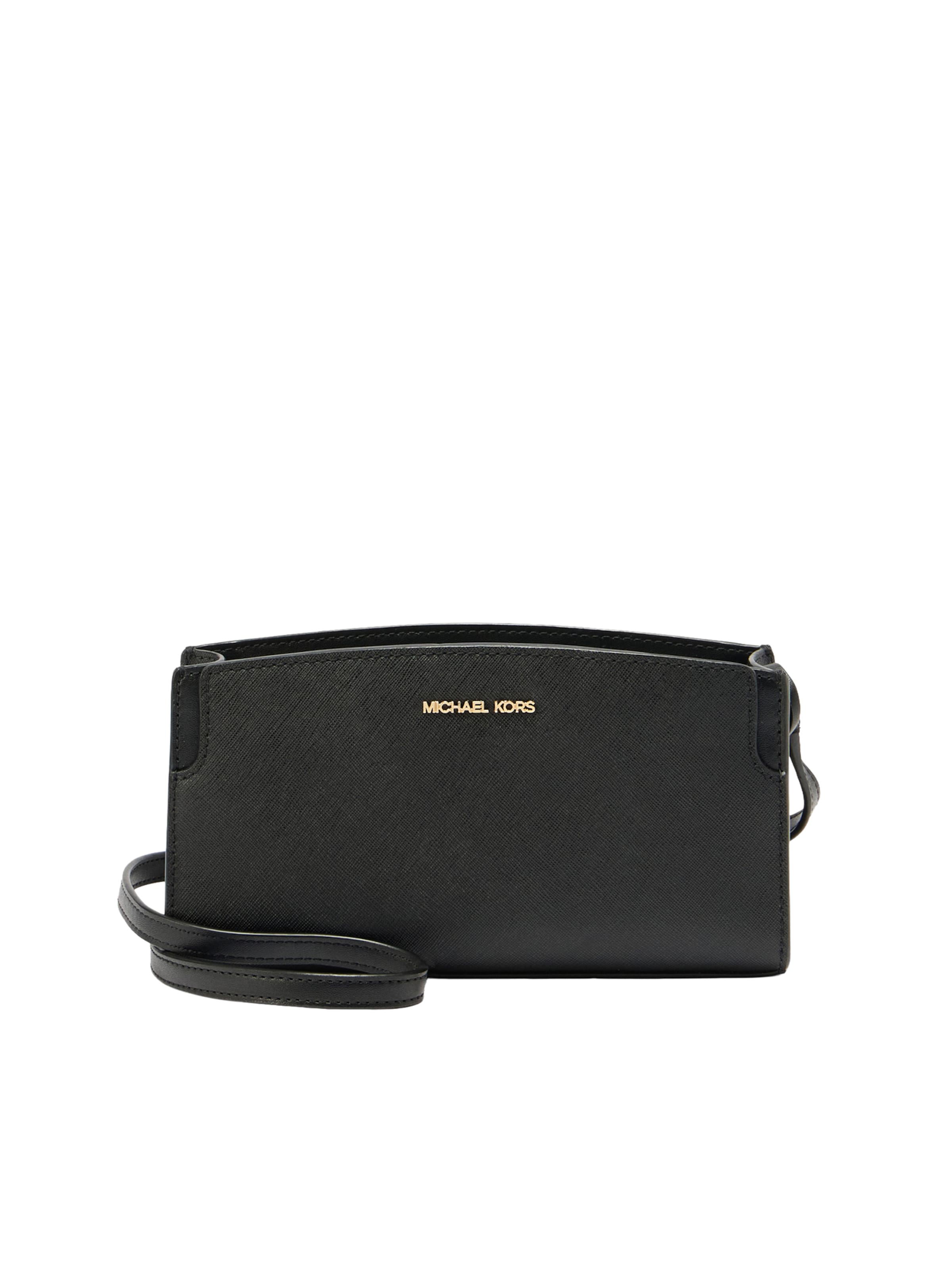 MICHAEL Michael Kors Axelremsväska i svart: framsida