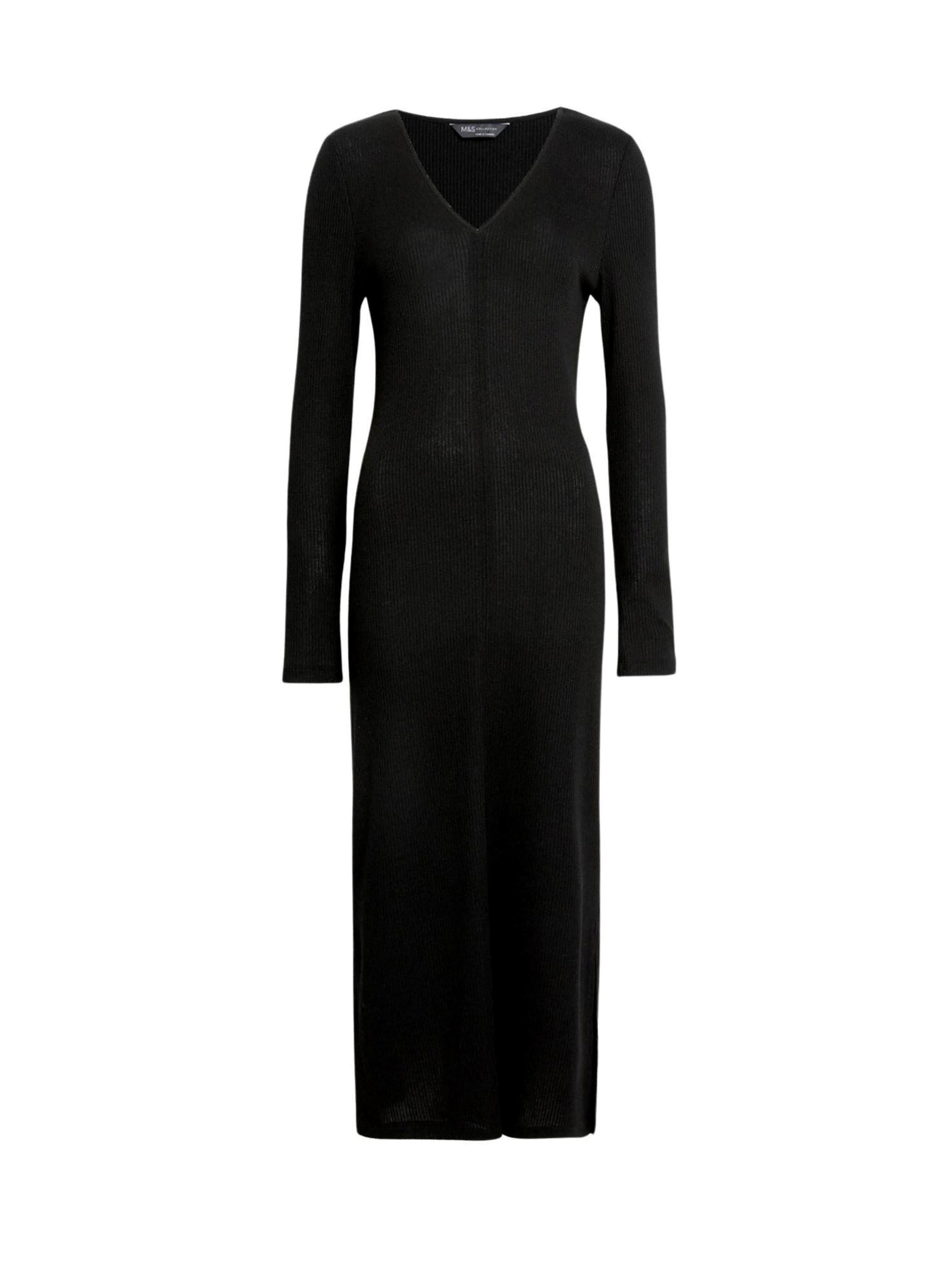 Marks & Spencer Jurk in Zwart: voorkant