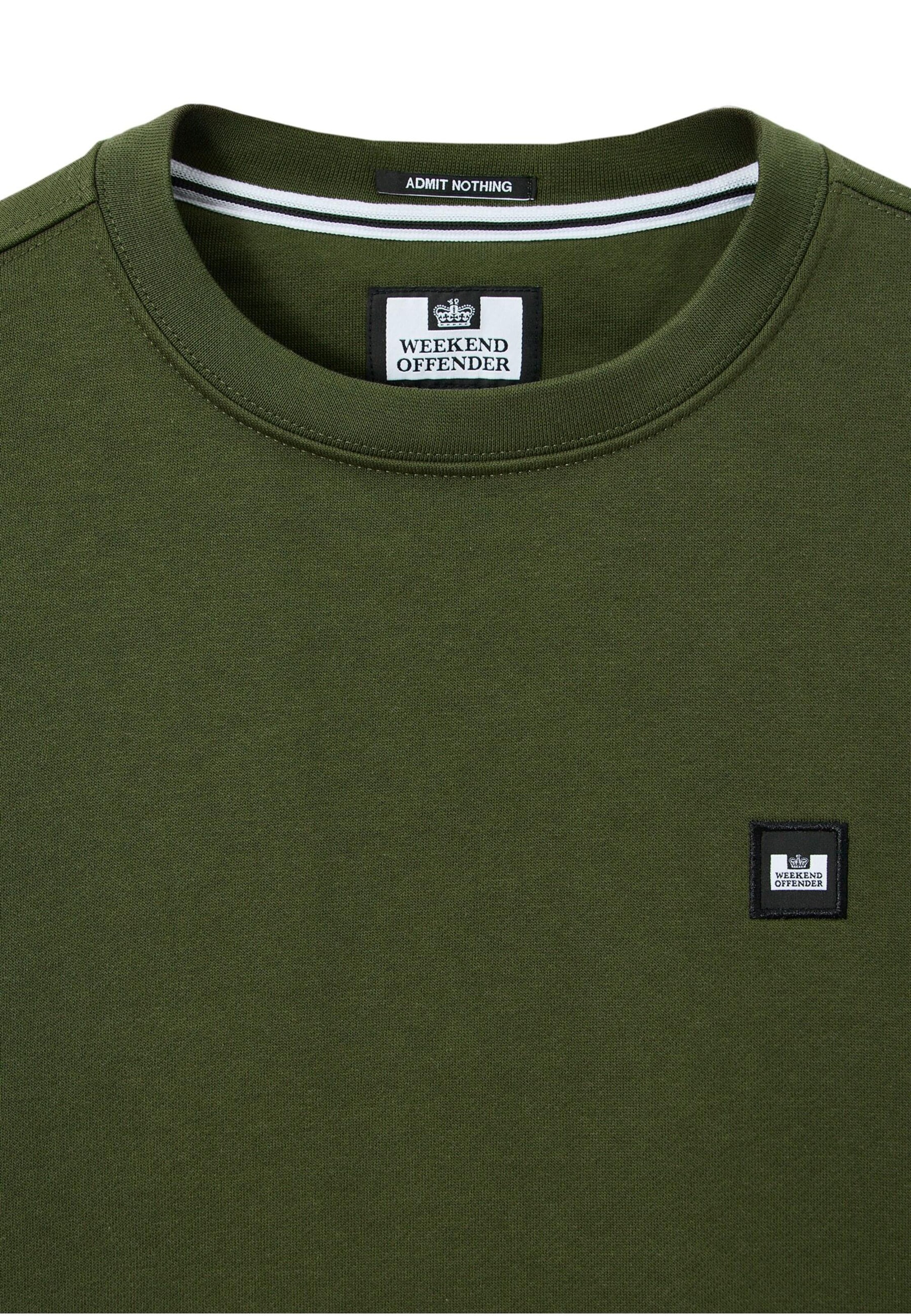 Sweat-shirt 'Ferrer' Weekend Offender en vert