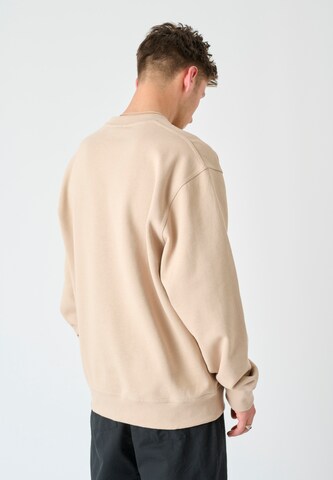 Cleptomanicx Sweatshirt 'Ligull Boxy' in Beige