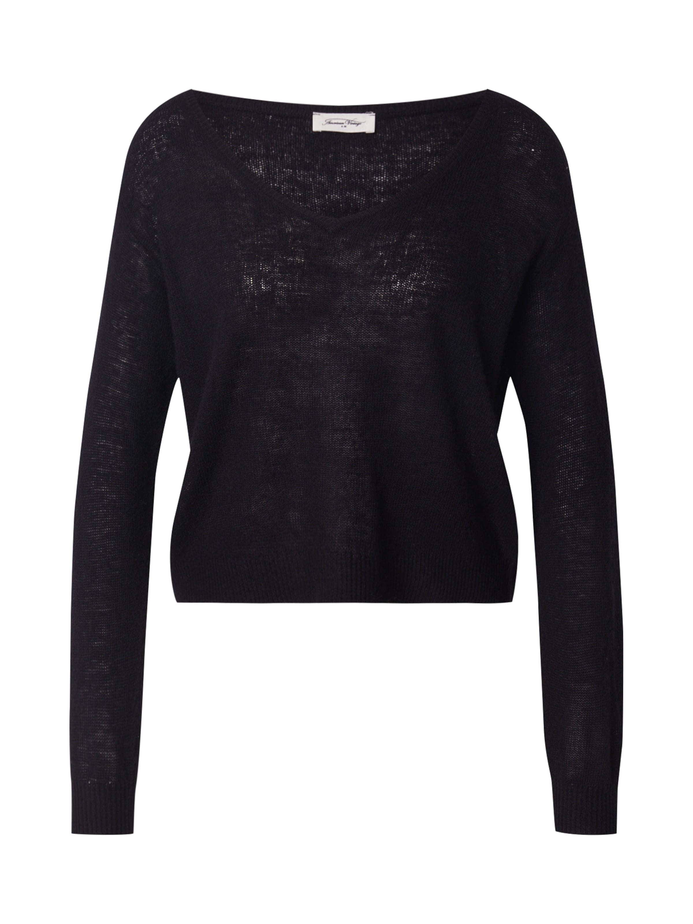 Pullover 'DUMY' di AMERICAN VINTAGE in nero: frontale