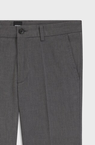 BOSS Slim fit Pleated Pants 'H-Kaiton' in Grey