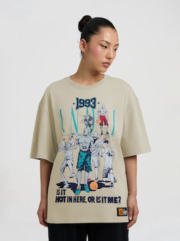 T-shirt 'Retro Logo' AND1 en gris : devant