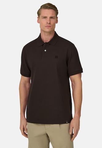 Boggi Milano Shirt in Bruin: voorkant