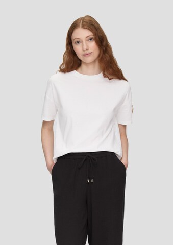 QS T-Shirt in Weiß: Vorderseite