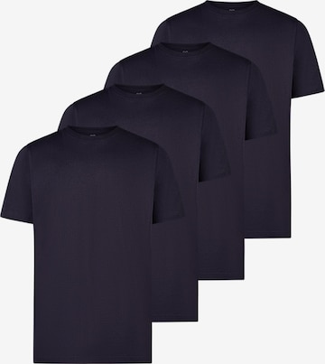 LERROS Shirt 'Basic' in Blau: Vorderseite