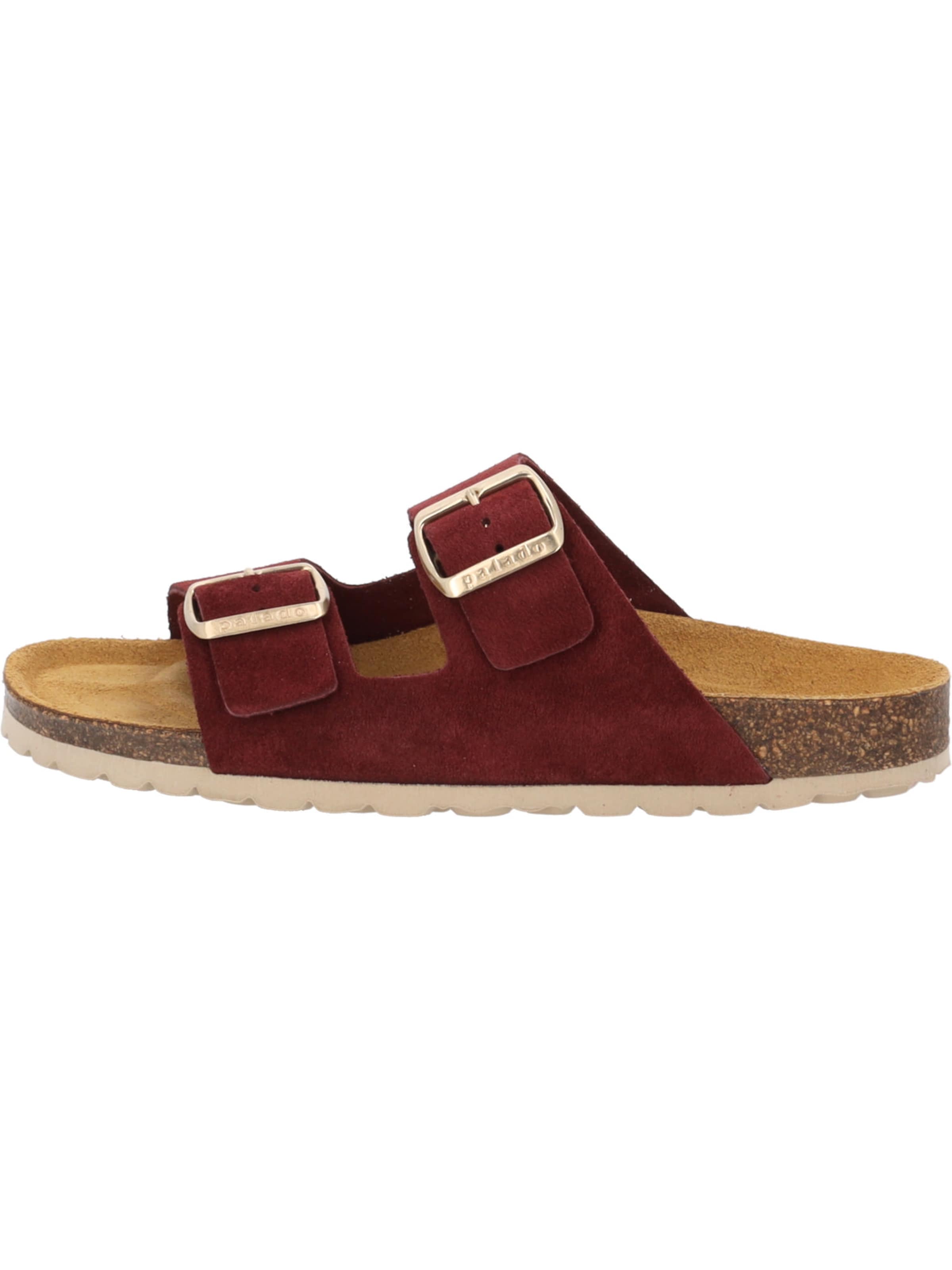Palado Mule 'Palado Korfu Suede Premium Leather' in Red