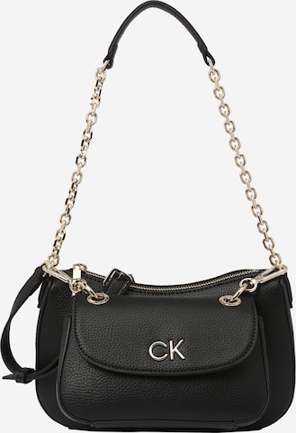 Calvin Klein Shoulder Bag in Black: front