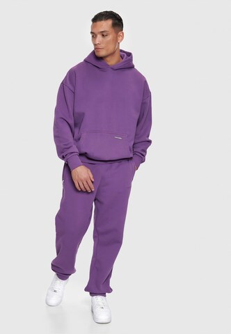 Effilé Pantalon 'Bazix Republiq' Dropsize en violet