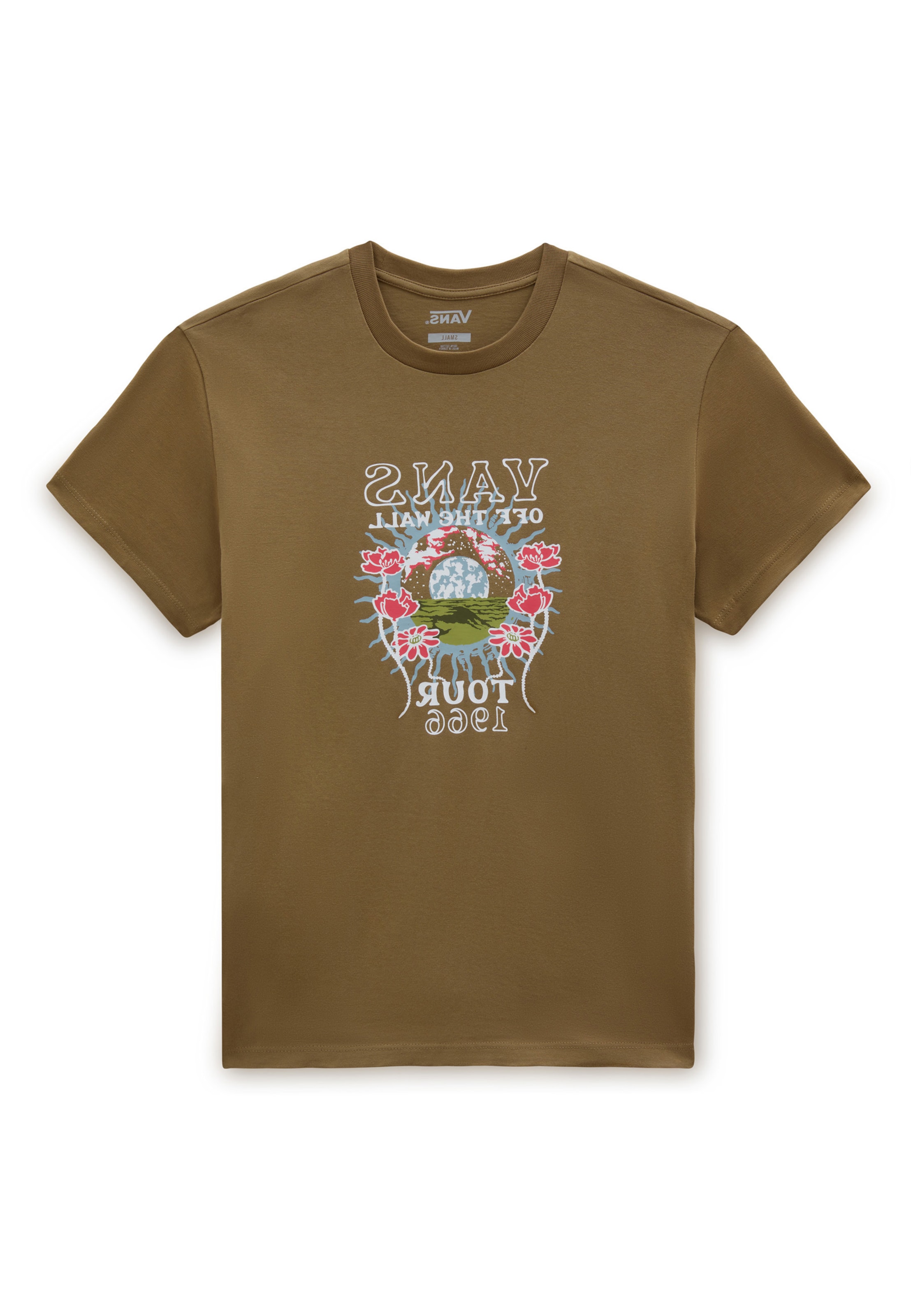 VANS Koszulka 'YESTERDAYS BFF' w kolorze brązowy: przód