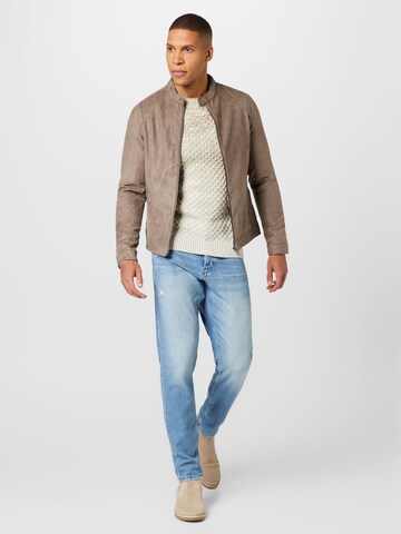 JACK & JONES Between-season jacket 'Rocky ' in Grey