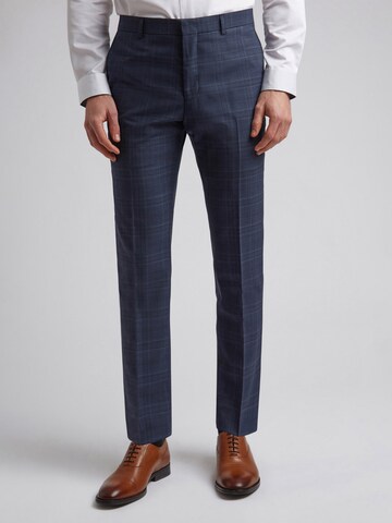 Coupe slim Pantalon Ted Baker en bleu : devant