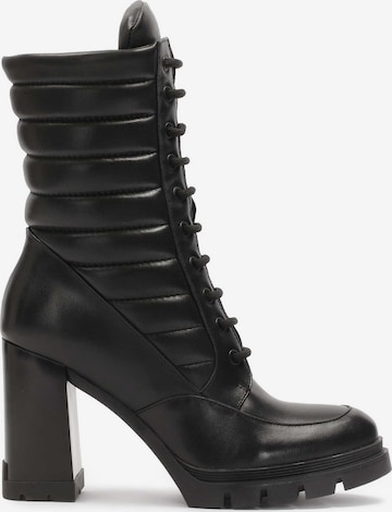 Kazar - Botines con cordones en negro