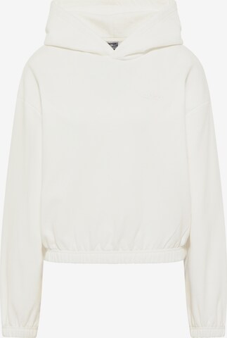 Sweat-shirt DreiMaster Maritim en blanc : devant