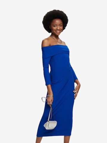 ESPRIT Strickkleid in Blau: predná strana